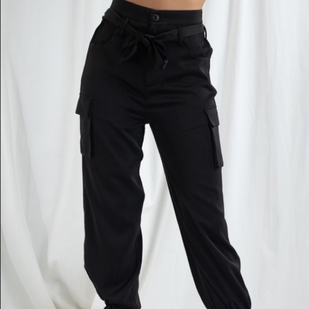 Belted Joggers
